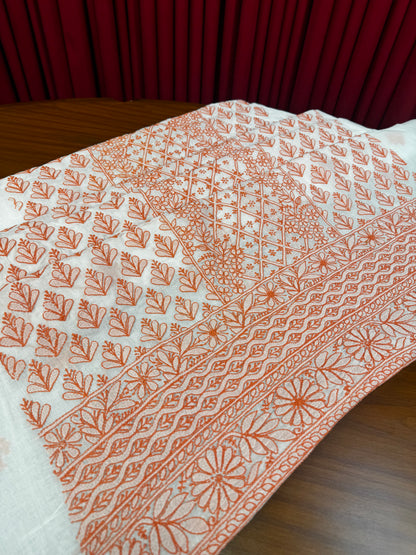 Cotton Chikankari Unstitched Shirt