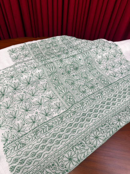 Cotton Chikankari Unstitched Shirt