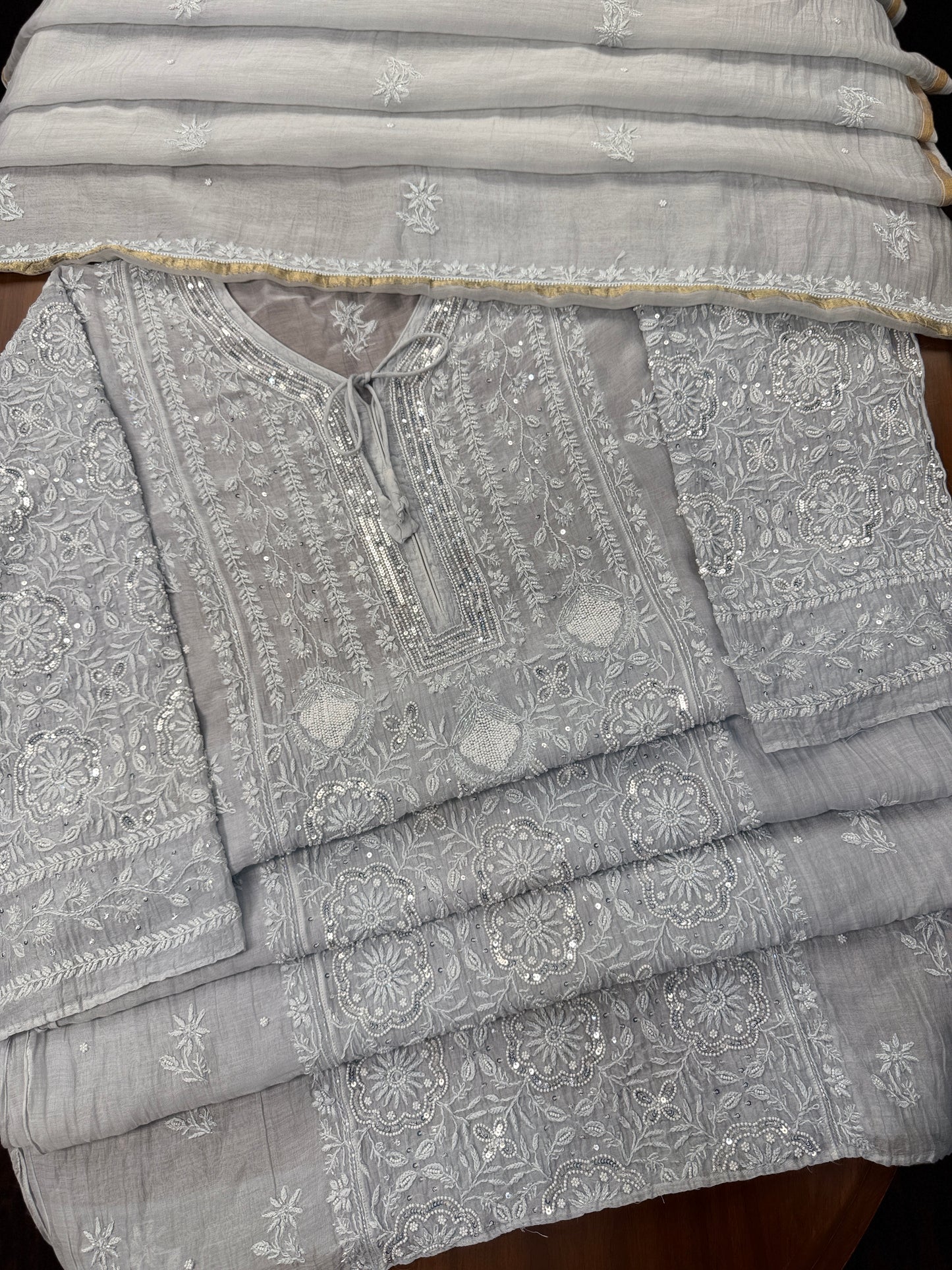 Sundury Silk With Embellishments