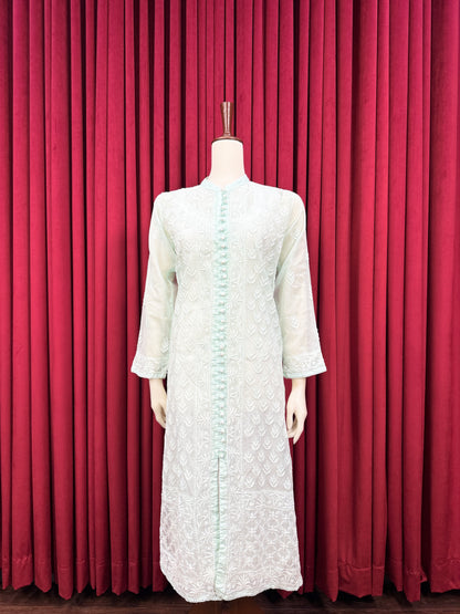Soft Net Chikankari Kurta