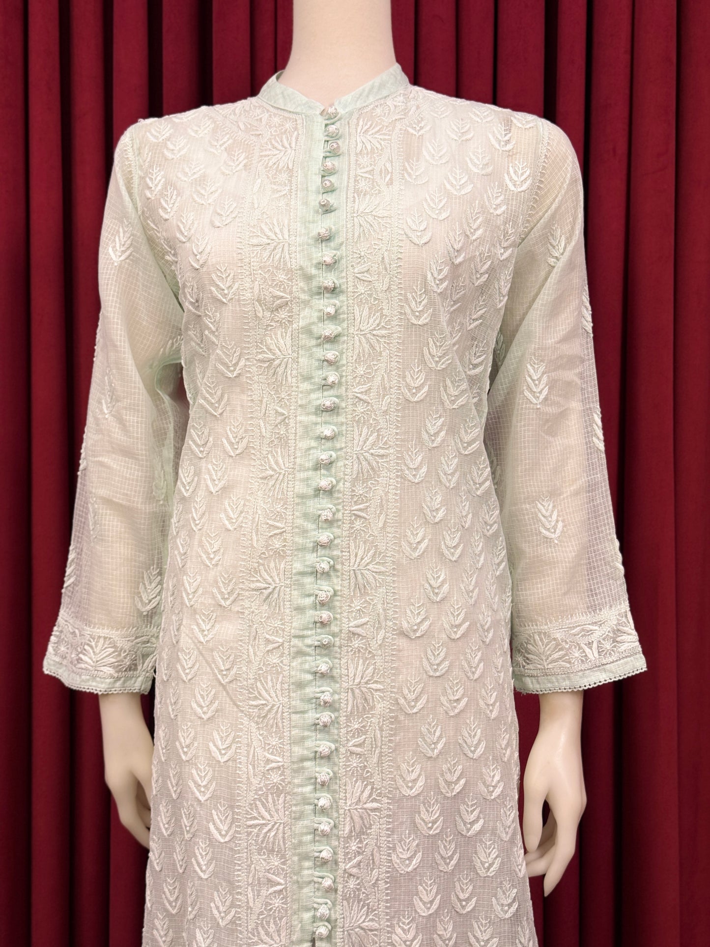 Soft Net Chikankari Kurta