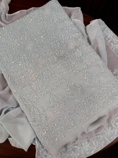 Diva's Pearl Bouquet (Shirt & Dupatta)