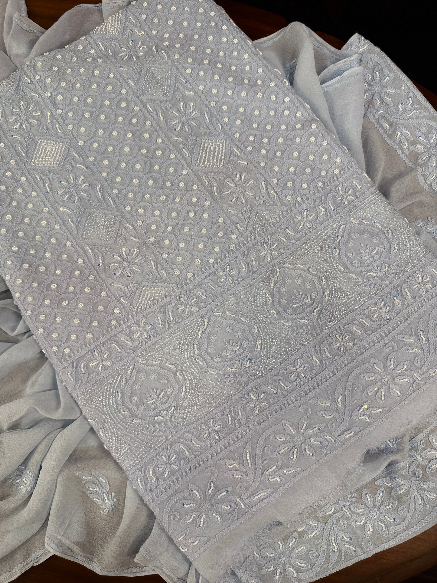 Diva's Pearl Bouquet (Shirt & Dupatta)