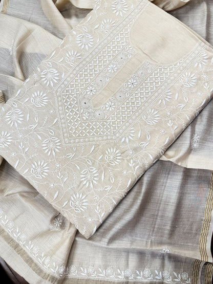 Khadi Silk Shirt & Dupatta