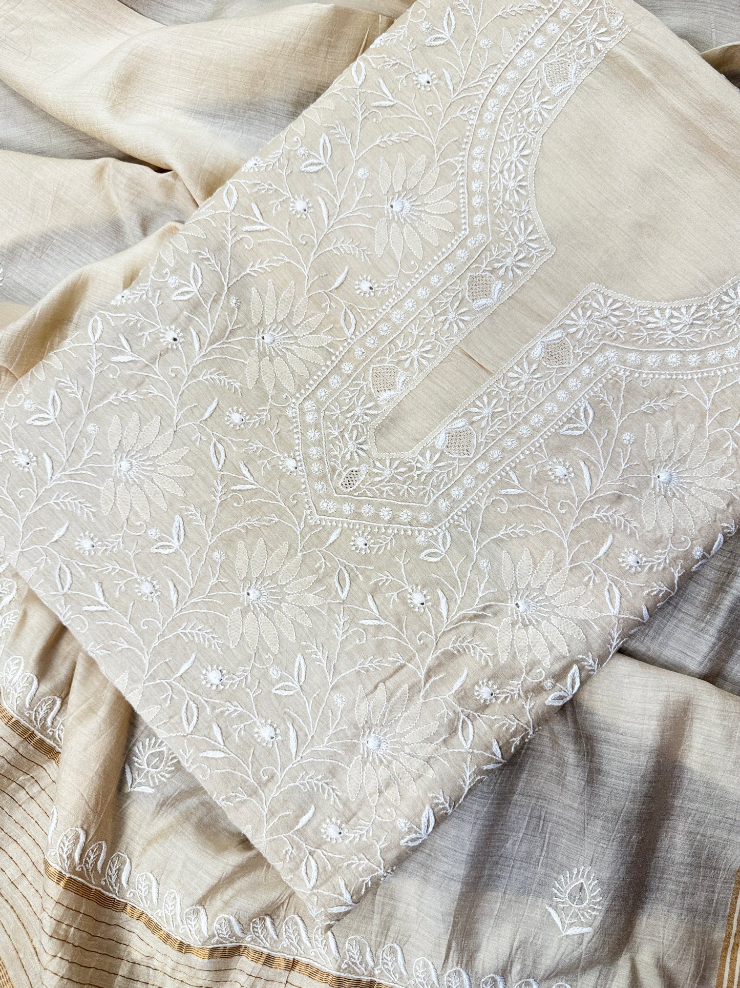 Khadi Silk Shirt & Dupatta