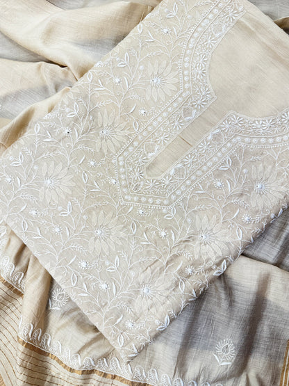 Khadi Silk Shirt & Dupatta