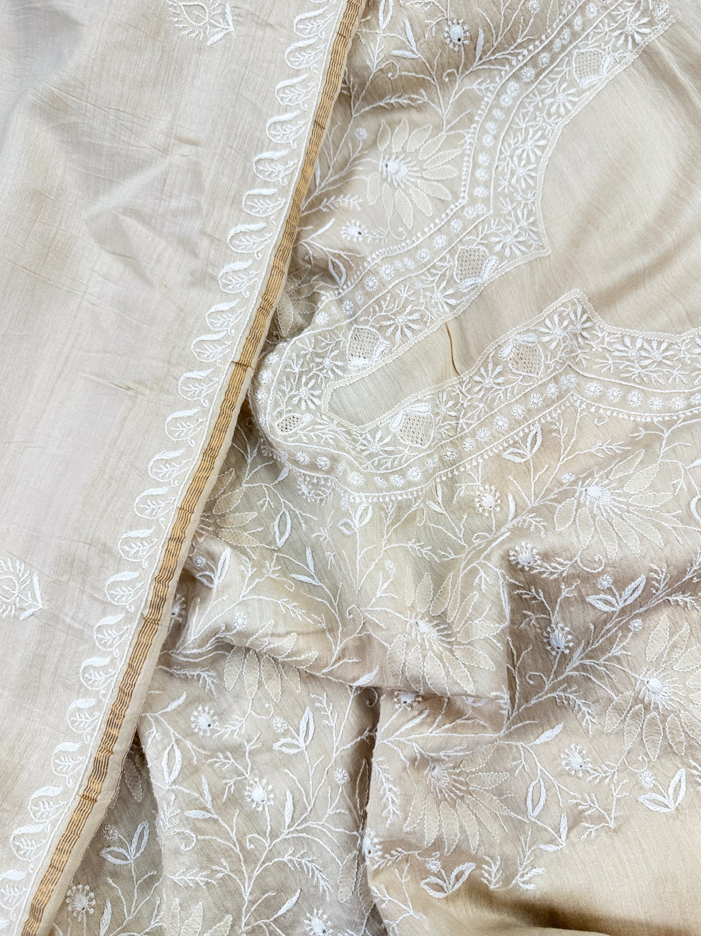 Khadi Silk Shirt & Dupatta