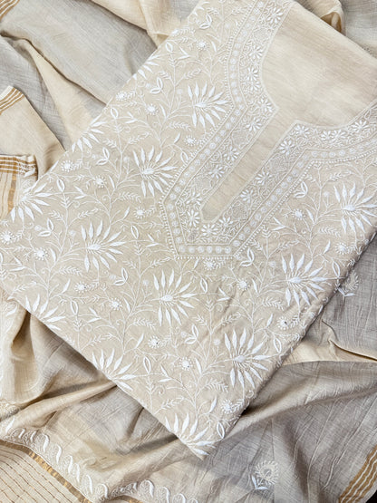 Khadi Silk Shirt & Dupatta