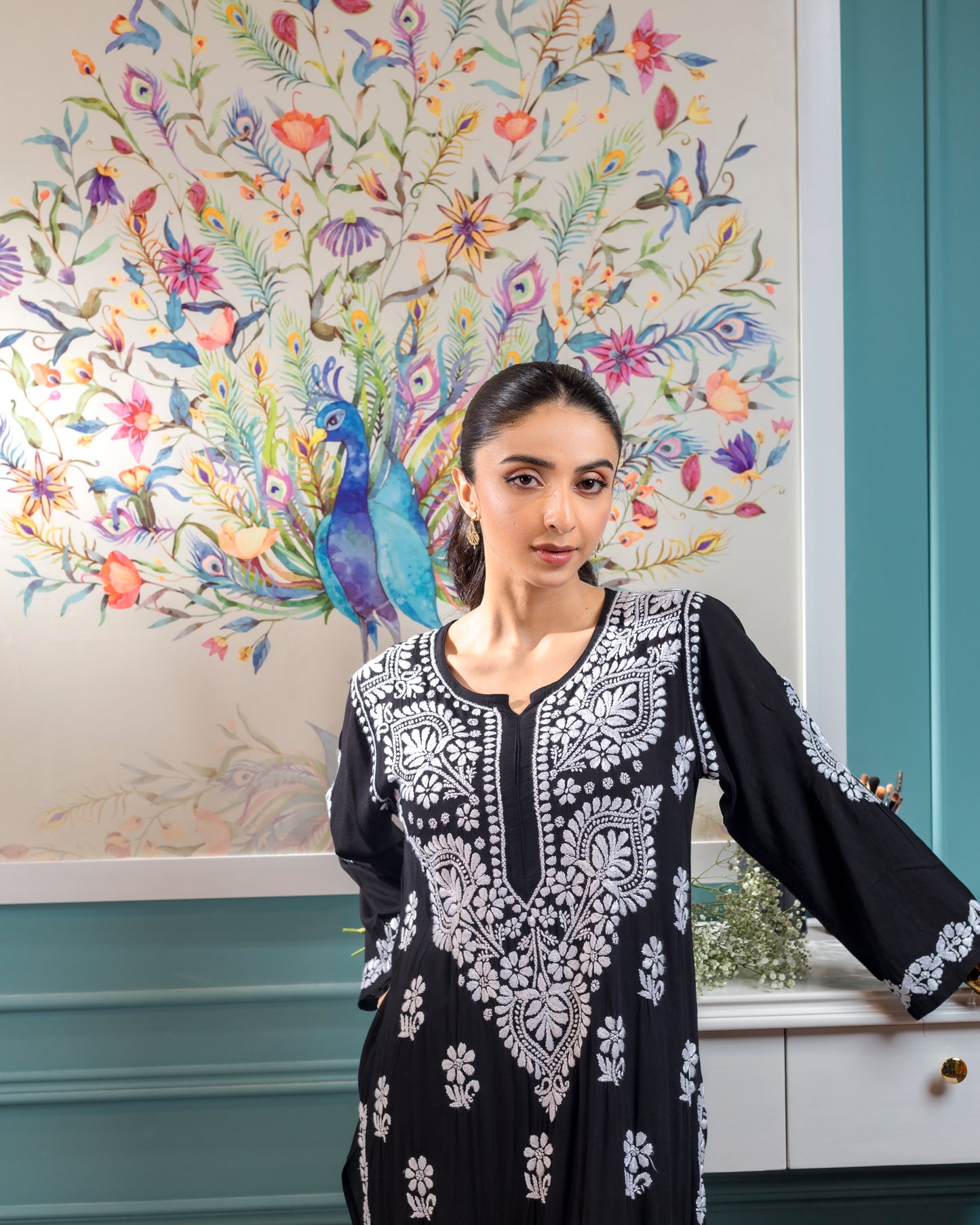 Soft Lawn Chikankari Kurta with Plazo