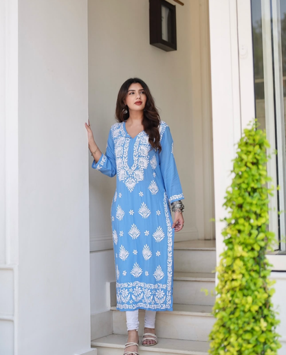 Soft Lawn Chikankari Kurta