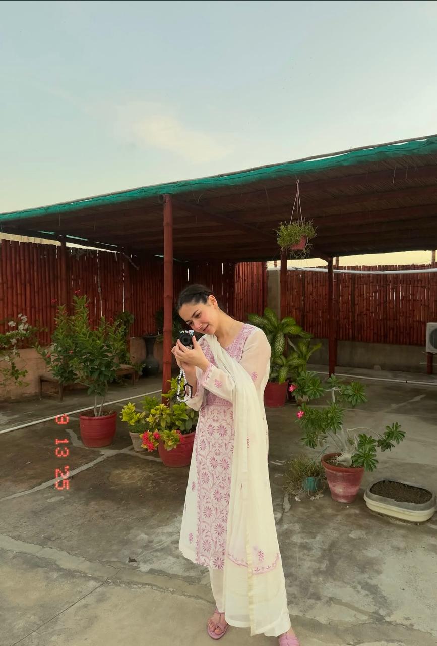 Sundury Silk Unstitched Shirt & Dupatta - Grape