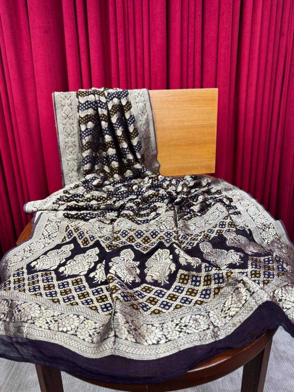 Chiffon Raidana Bandhej Print Dupatta