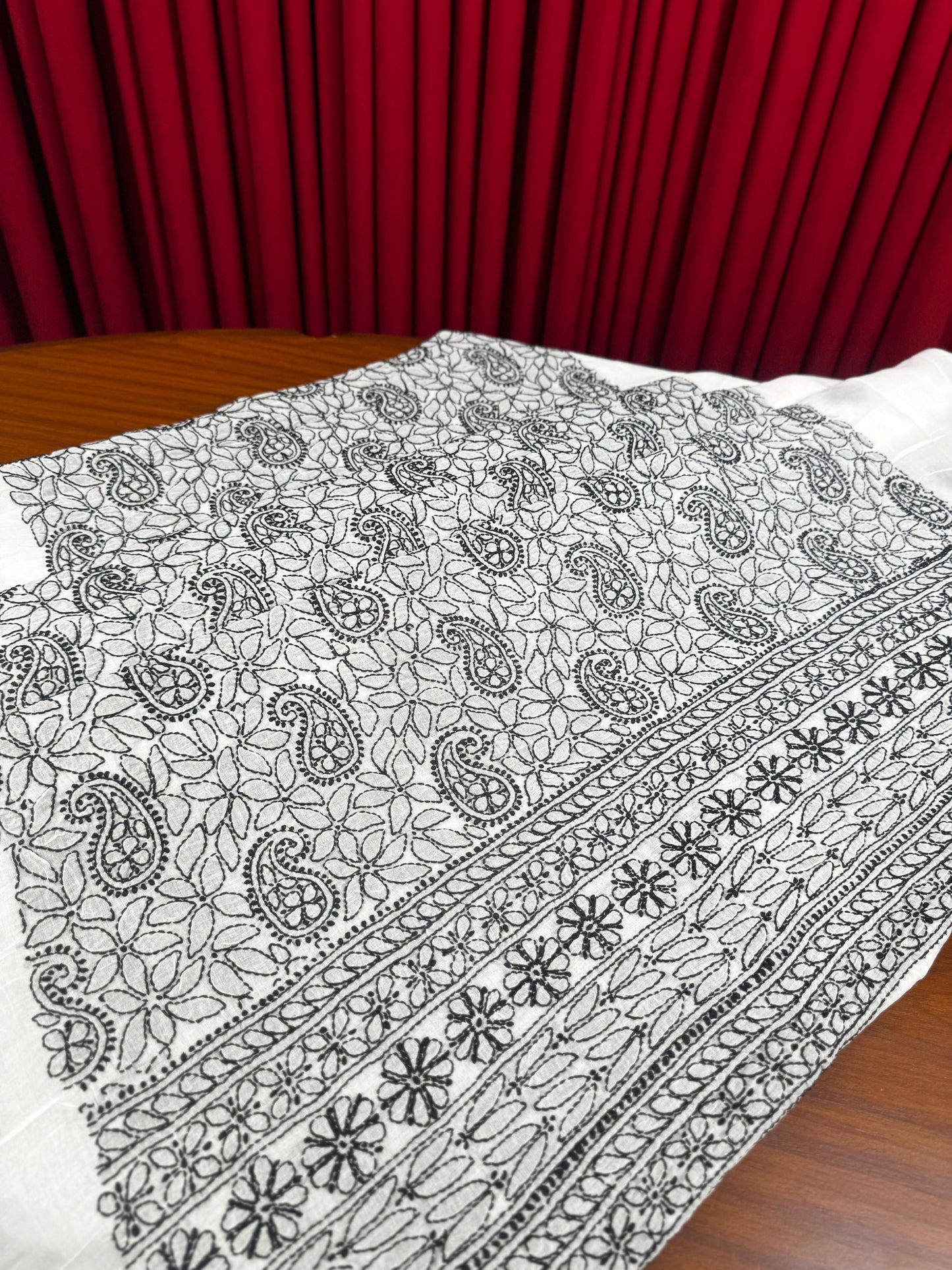 Cotton Chikankari Unstitched Shirt