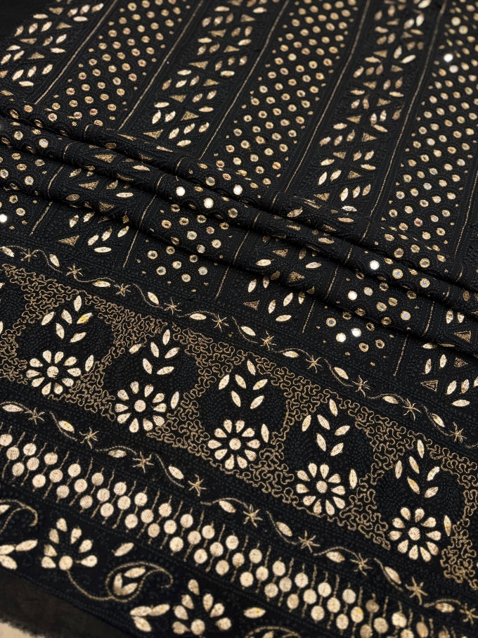 Chiffon Chikankari with Gotta Patti Shirt & Dupatta
