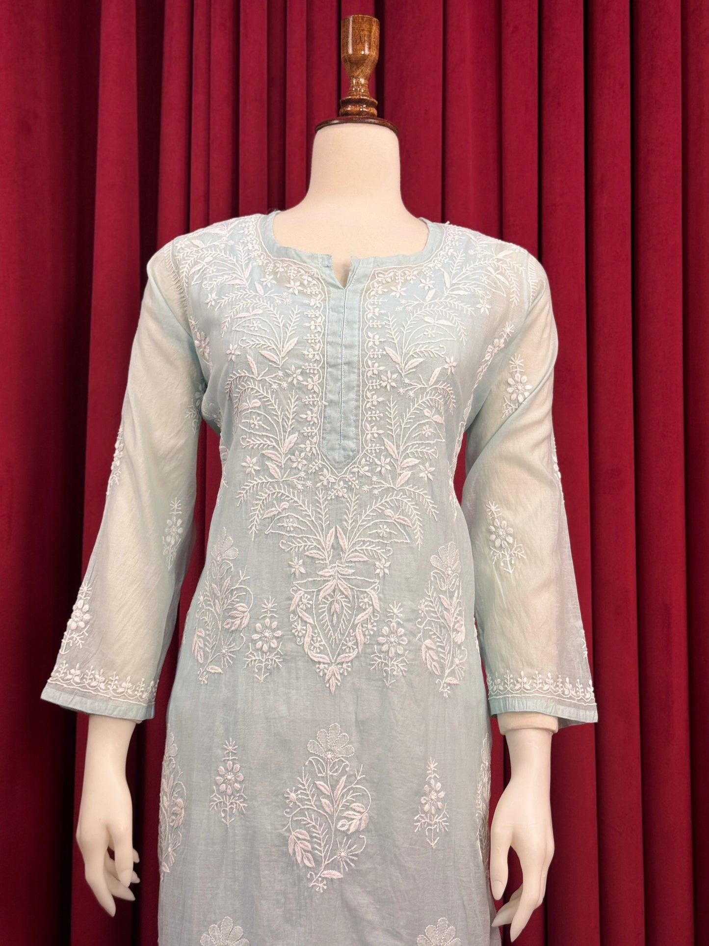 Sundury Silk Chikankari Kurta
