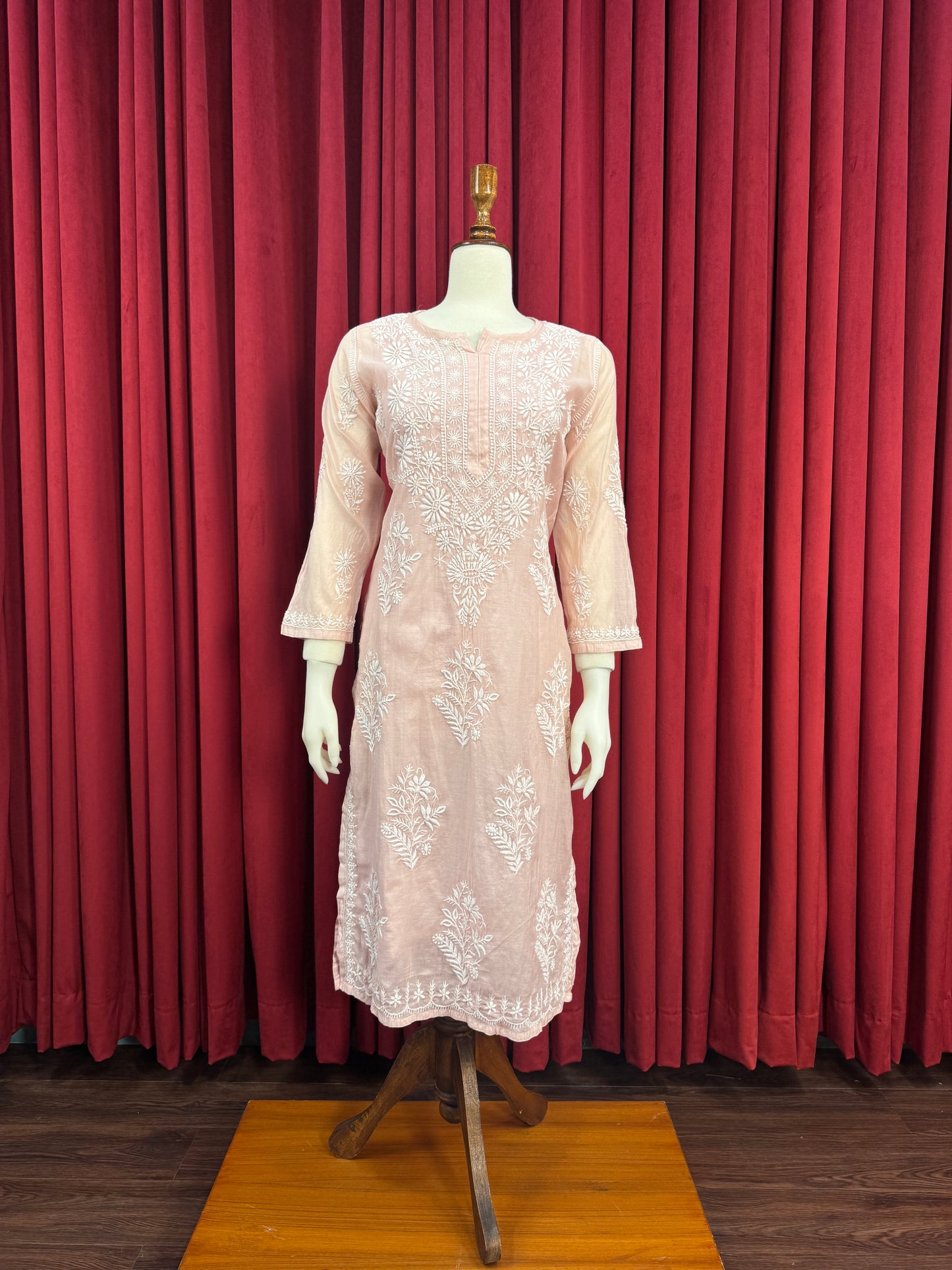 Sundury Silk Chikankari Kurta